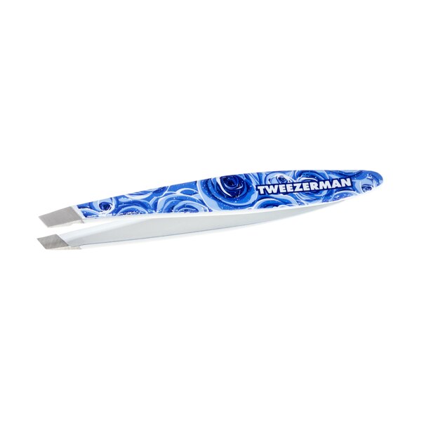 Tweezerman Mini Slant Tweezer, Printed