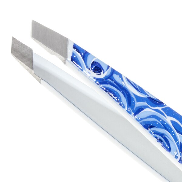 Tweezerman Mini Slant Tweezer, Printed