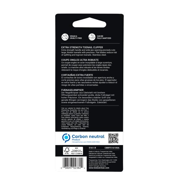 Tweezerman Extra Strength Toenail Clipper