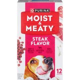 Purina Moist & Meaty Soft Dog Food, Steak Flavor, 12 ct, thumbnail image
