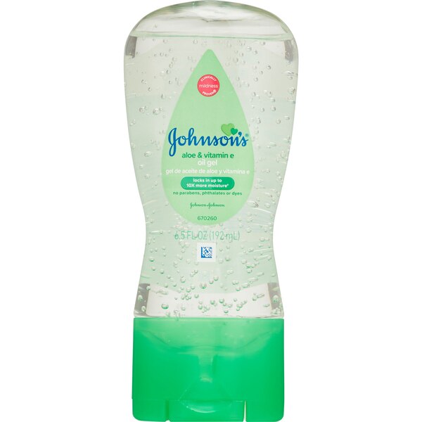Johnson's Baby Oil Gel, Nourishes, 6.5 fl. oz