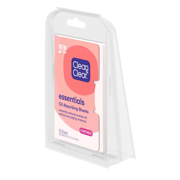 Clean & Clear Oil Absorbing Facial Sheets, 50CT