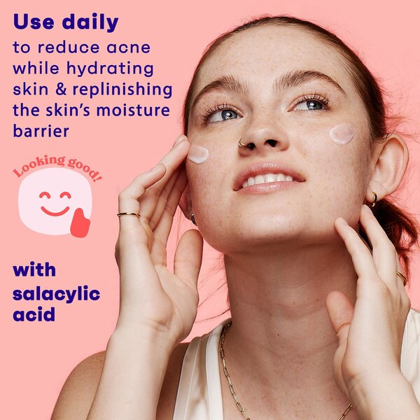 Clean & Clear Essentials Dual Action Acne Facial Moisturizer, 4 OZ