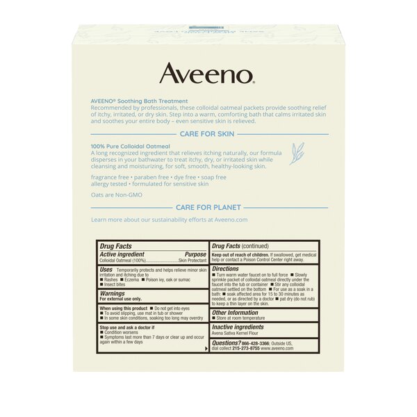 Aveeno Soothing Bath Treatment, 8CT
