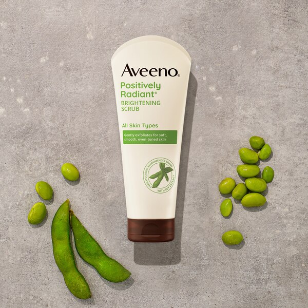 Aveeno Positively Radiant Brightening & Exfoliating Face Scrub, 5 OZ