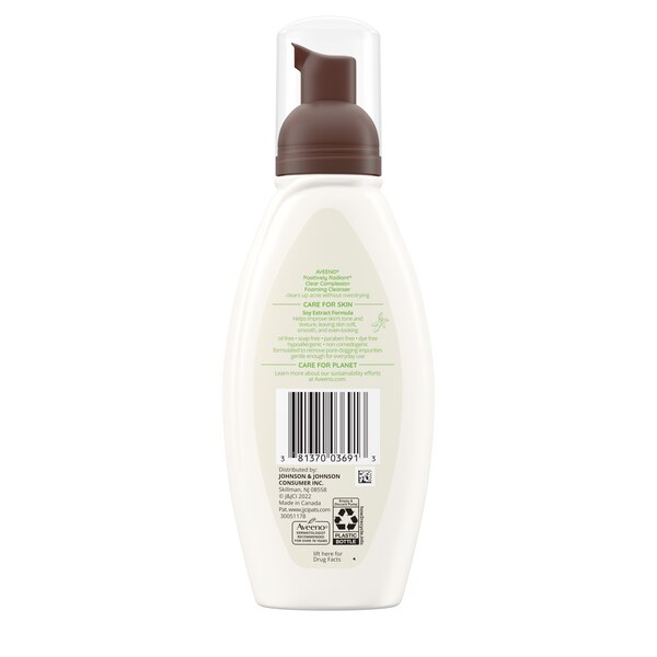 Aveeno Clear Complexion Foaming Facial Cleanser, Oil-Free, 6 OZ