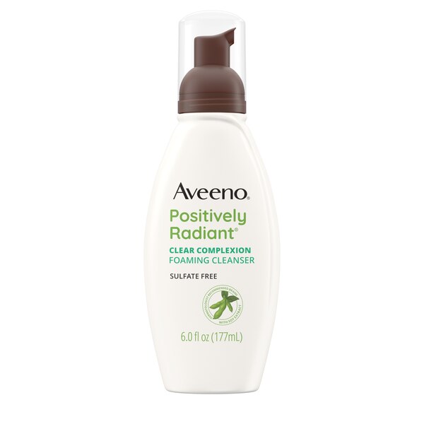 Aveeno Clear Complexion Foaming Facial Cleanser, Oil-Free, 6 OZ