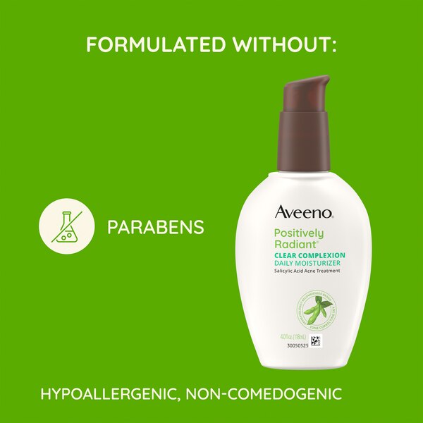Aveeno Clear Complexion Acne-Fighting Moisturizer with Soy, 4 OZ