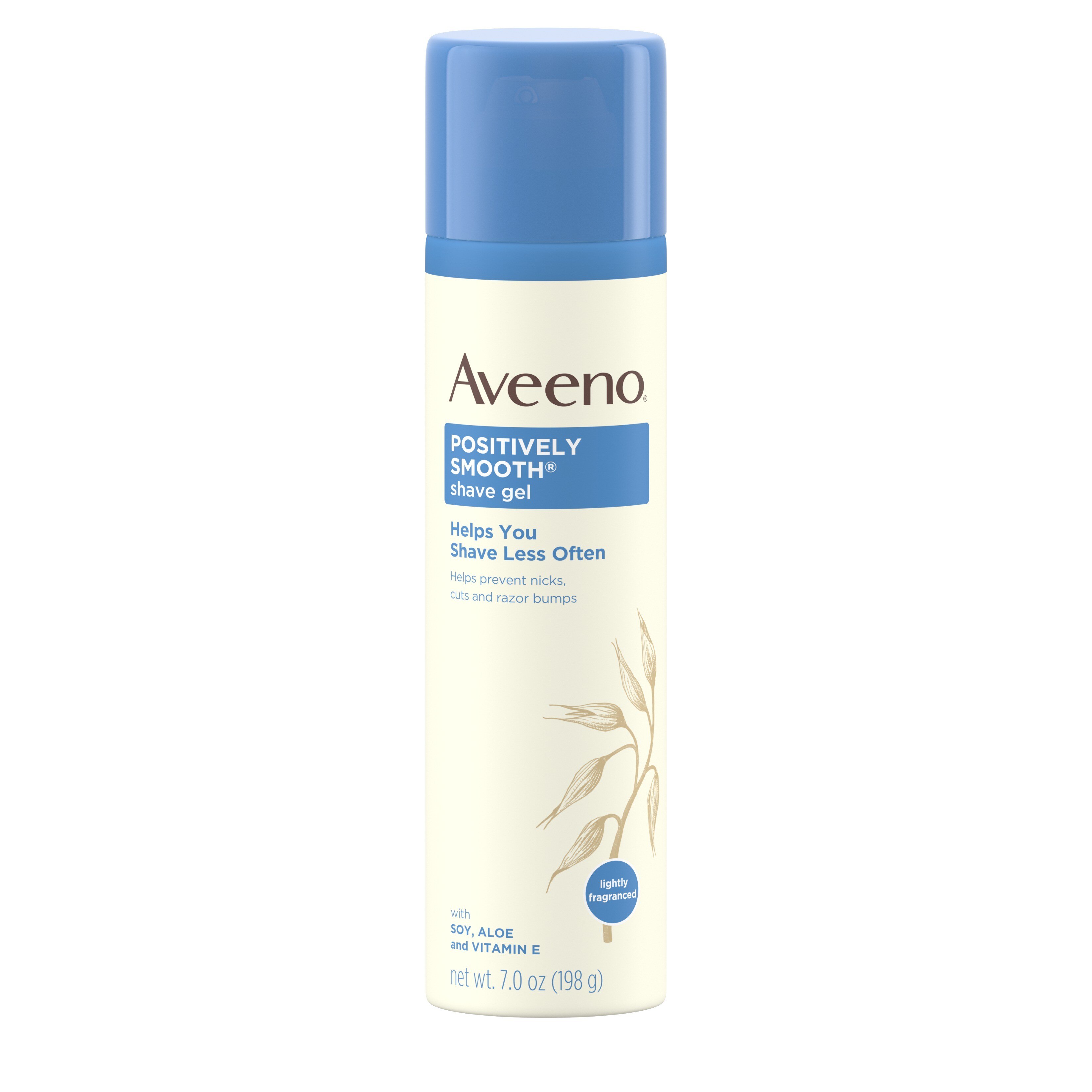 Aveeno Positively Smooth - Gel de afeitar hidratante con áloe, 7 oz