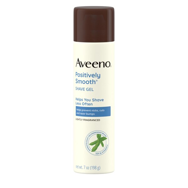 Aveeno Positively Smooth Shave Gel, 7 OZ