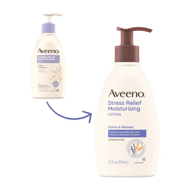 Aveeno Stress Relief Moisturizing Lotion to Calm & Relax, 12 OZ