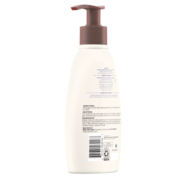Aveeno Stress Relief Moisturizing Lotion to Calm & Relax, 12 OZ