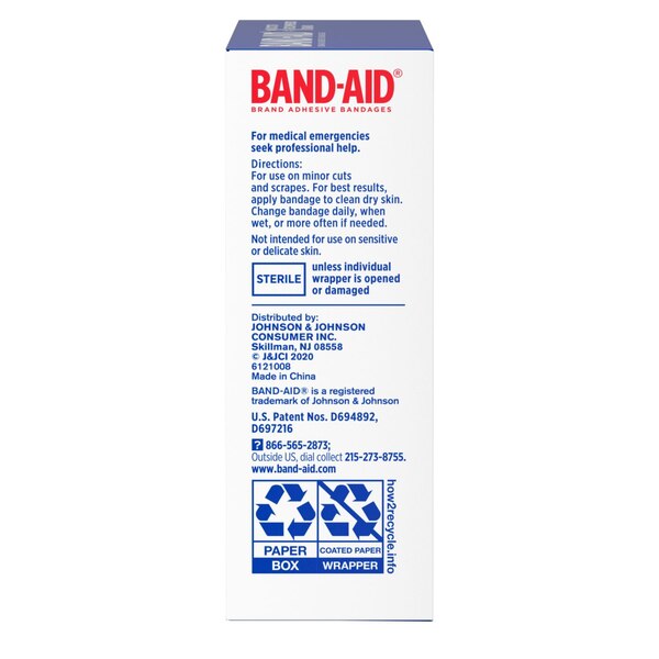 Band-Aid Brand Tough Strips Adhesive Bandages, 20ct