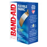 Band-Aid Brand Flexible Fabric Adhesive Bandages, 30 Count, thumbnail image