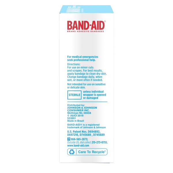 Band-Aid Brand Water Block Tough Strips Bandages, All One Size