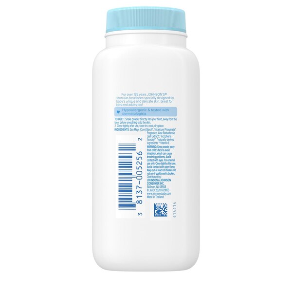 Johnson's Aloe and Vitamin E Powder, 1.5 OZ