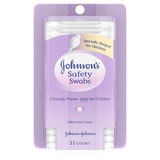 Johnson's Baby Safety Ear Swabs Made with Non-Bleached Cotton, 55 CT, thumbnail image