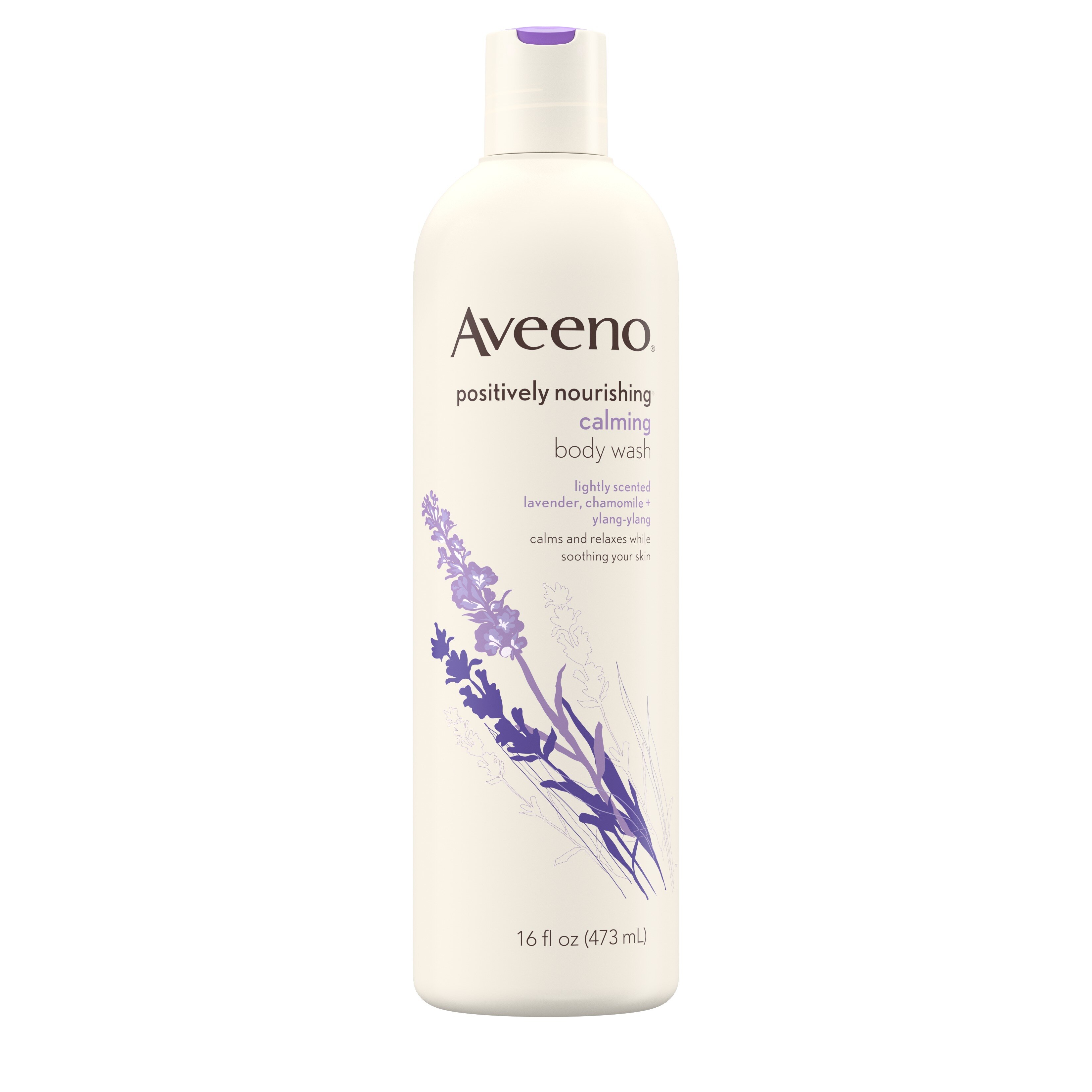Aveeno Positively Nourishing - Gel de baño, 16 oz