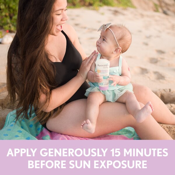 Aveeno Baby Continuous Protection Mineral Sunscreen, SPF 50, 7 fl. Oz