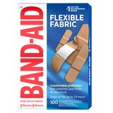 Band-Aid Brand Flexible Fabric Adhesive Bandages, Assorted Sizes, thumbnail image