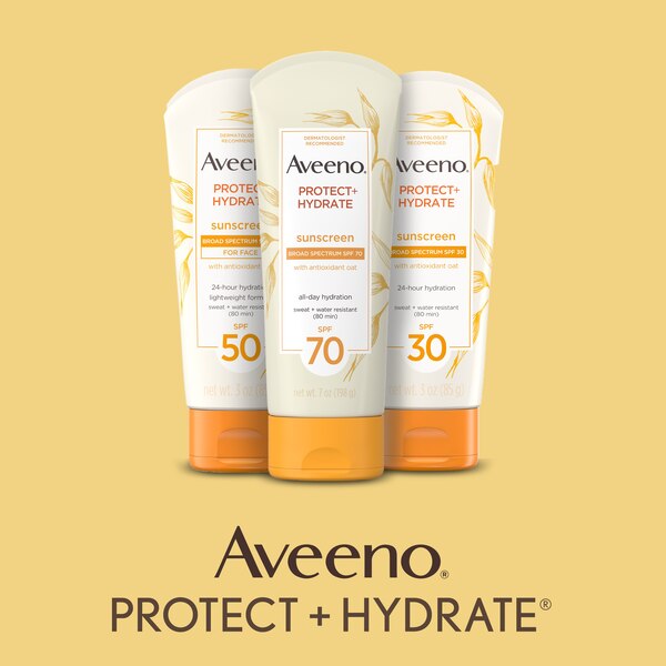 Aveeno Protect + Hydrate Lotion Sunscreen With SPF 30, 3 OZ