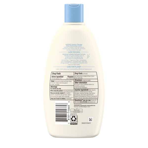 Aveeno Active Naturals Eczema Therapy Moisturizing Cream, 12 OZ