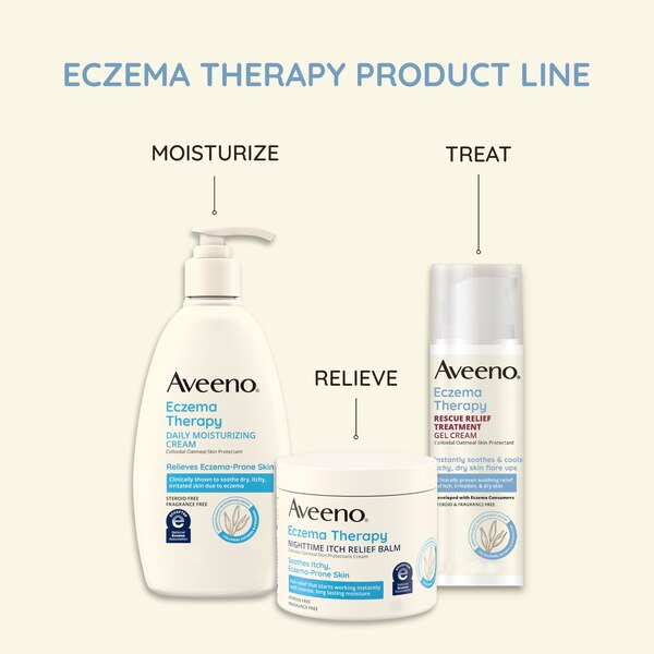 Aveeno Active Naturals Eczema Therapy Moisturizing Cream, 12 OZ