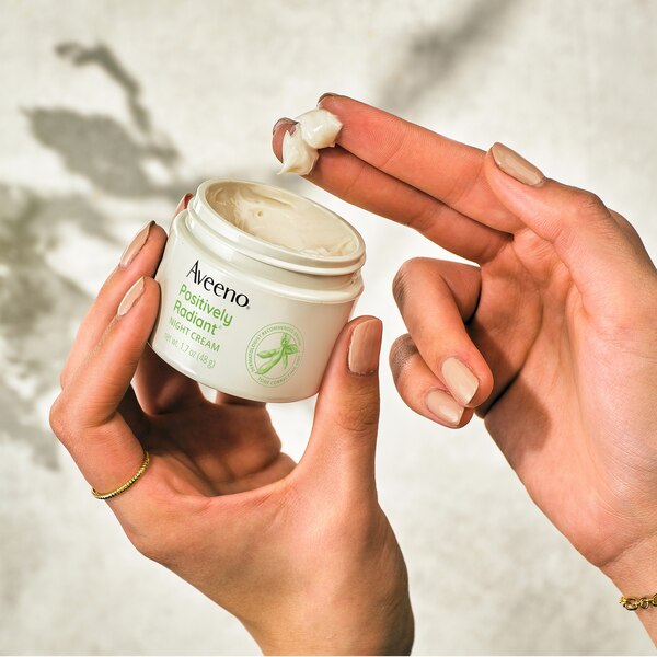 Aveeno Positively Radiant Intensive Moisturizing Night Cream, 1.7 OZ