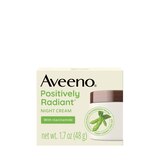 Aveeno Positively Radiant Intensive Moisturizing Night Cream, 1.7 OZ, thumbnail image
