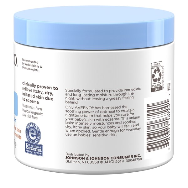 Aveeno Baby Eczema Therapy Nighttime Balm, 11 OZ