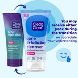 Clean & Clear Acne Triple Clear Exfoliating Scrub, 5 OZ, thumbnail image