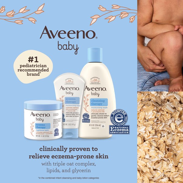 Aveeno Baby Eczema Moist Cream, 12 OZ