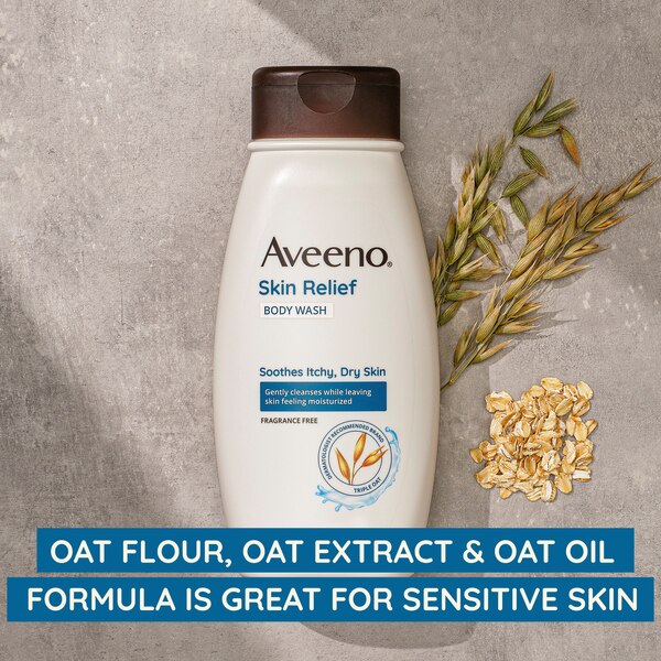 Aveeno Skin Relief Body Wash For Itchy, Dry Skin