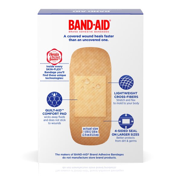 Band-Aid Brand Skin Flex Adhesive Bandages, Assorted Sizes