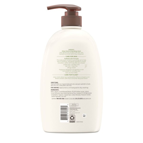Aveeno Daily Moisturizing Body Wash, 33 OZ