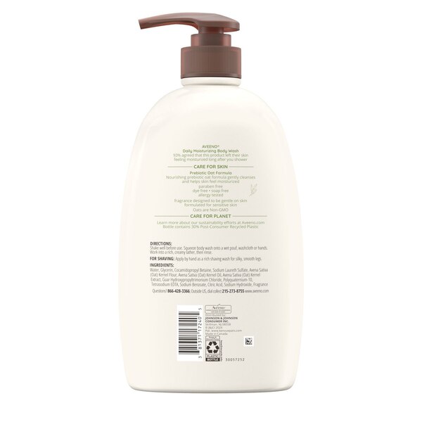 Aveeno Daily Moisturizing Body Wash, 33 OZ