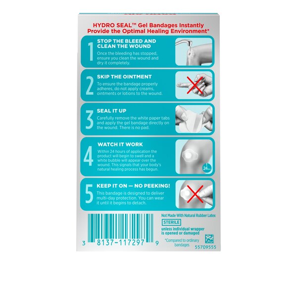 Band-Aid Brand Hydro Seal All Purpose Adhesive Bandages