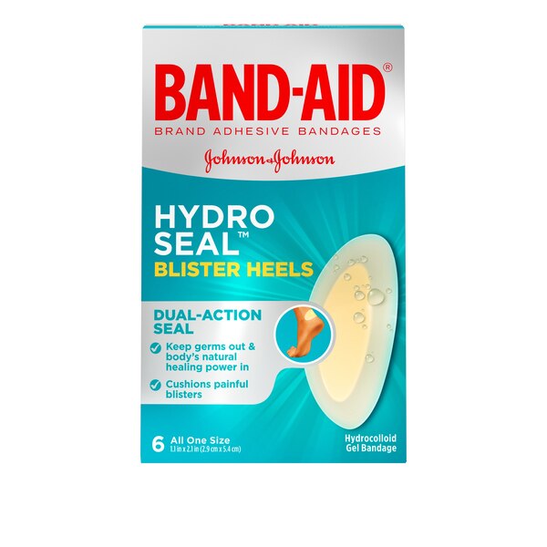 Band-Aid Brand Hydro Seal - Apósitos adhesivos para curar ampollas