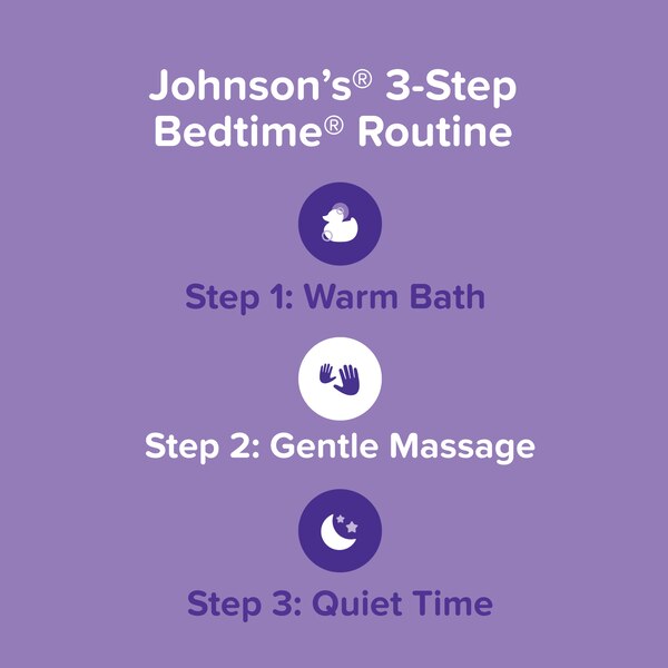 Johnson's Moisturizing Bedtime Baby Lotion, Paraben-Free, 13.6 fl. oz