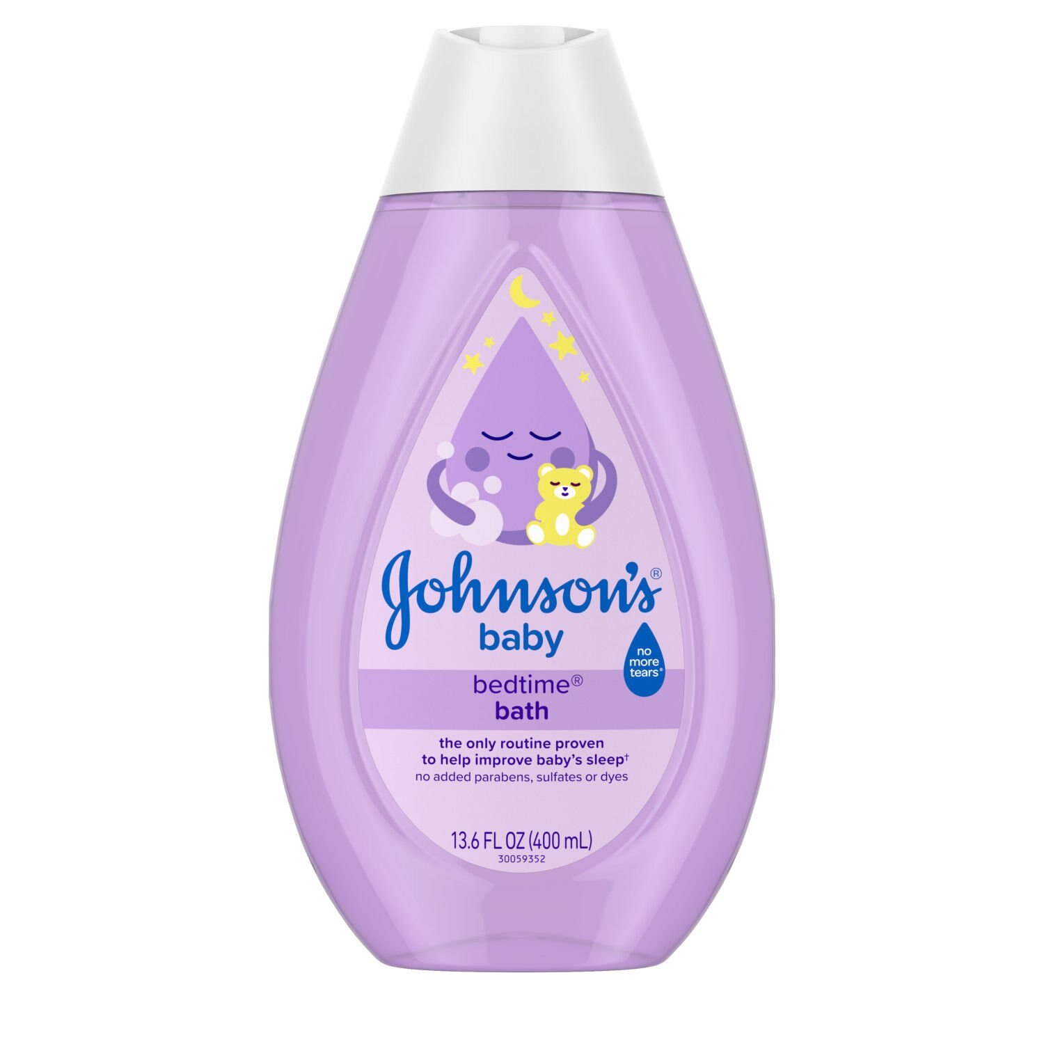 Johnson's Tear-Free Bedtime Baby Bath, Soothing Aromas image.