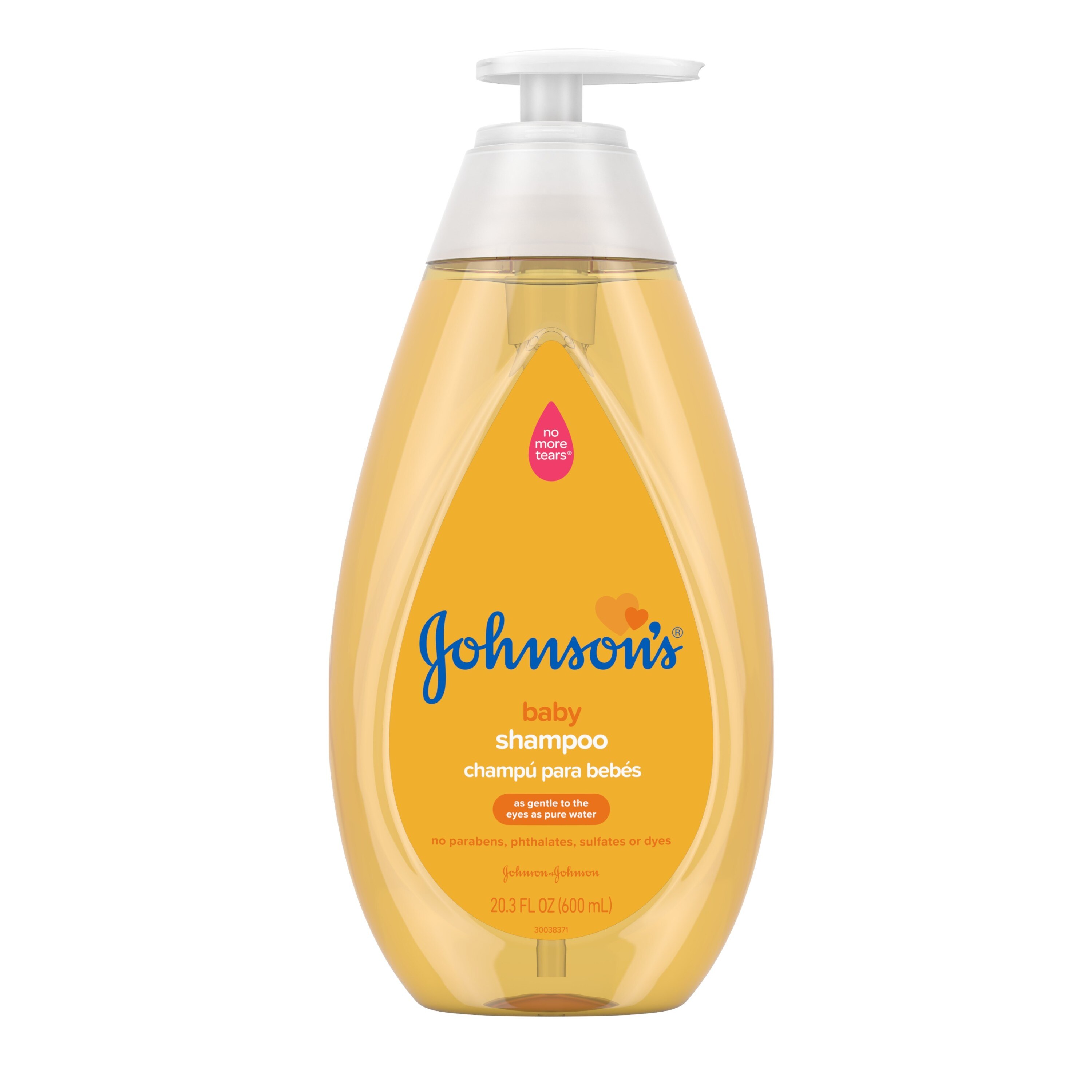 Johnson's Baby - Champú para bebé, fórmula suave que no irrita los ojos, 20.3 oz líq.