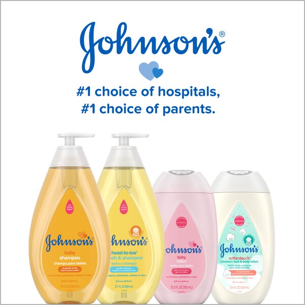 Johnson's Baby - Champú para bebé, fórmula suave que no irrita los ojos, 20.3 oz líq.