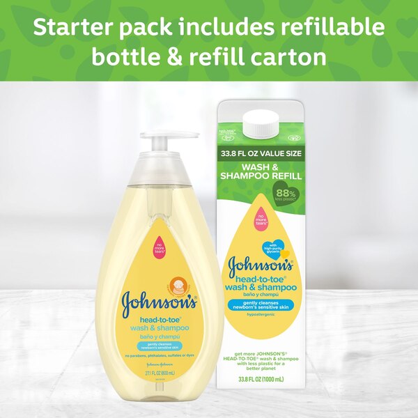 Johnson's Baby Body Wash & Shampoo