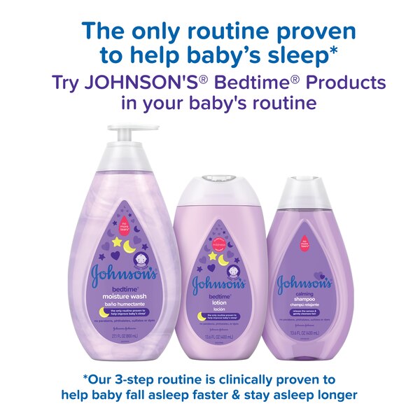 Johnson's Calming Baby Shampoo with NaturalCalm Scent, 13.6 fl. oz