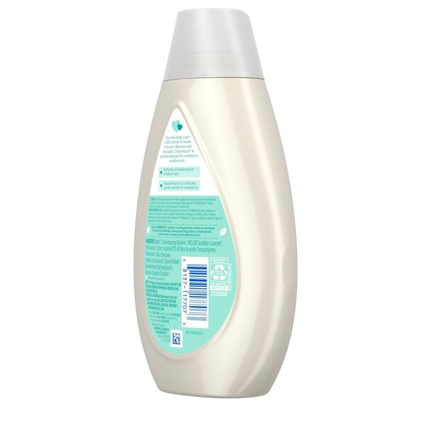 Johnson's Cottontouch Newborn Wash & Shampoo, 13.6 FL OZ