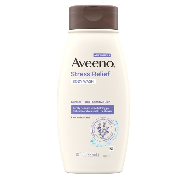 Aveeno Stress Relief Body Wash 18Oz