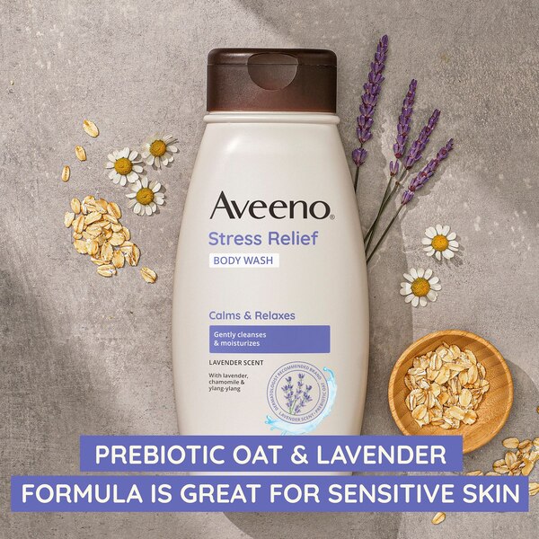 Aveeno - Gel de baño para aliviar el estrés