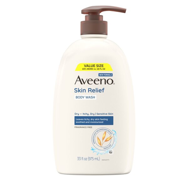 Aveeno Active Naturals Body Wash, 33 OZ