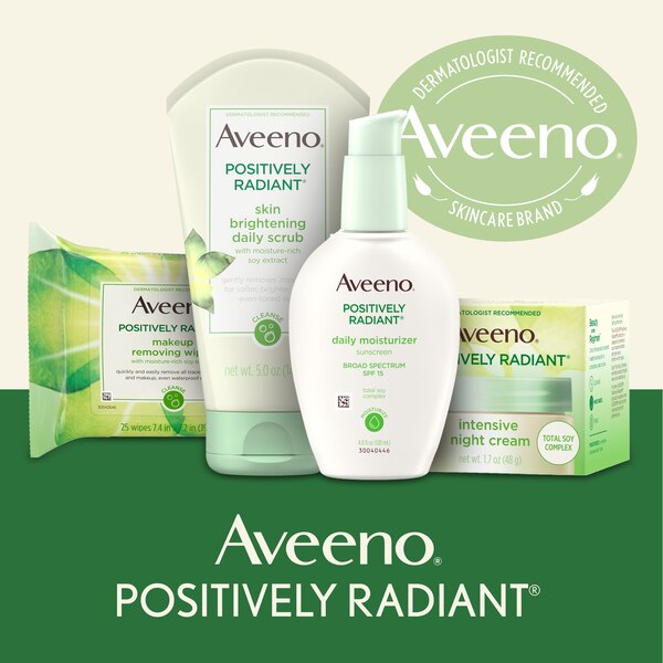 Aveeno Positively Radiant Daily Cleansing Pads