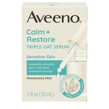 Aveeno Calm + Restore Triple Oat Sensitive Skin Face Serum, 1 OZ, thumbnail image